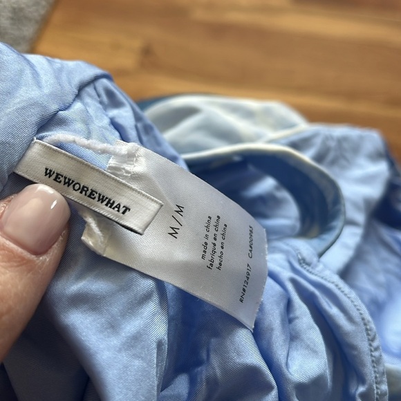 WEWOREWHAT cloud ruched cup one piece swimsuit size medium - Picture 3 of 6